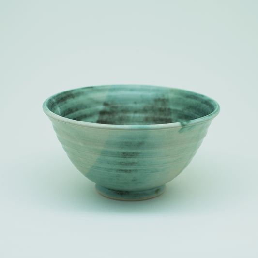 Teal  Hand-Thrown Stoneware Bowl #20