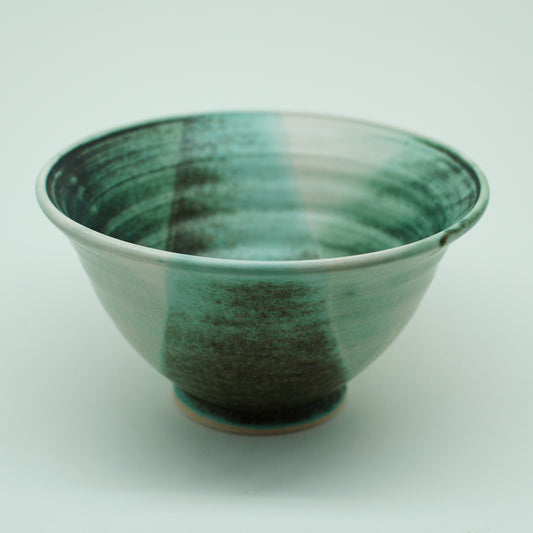 Teal Hand-Thrown  Stoneware Bowl #34