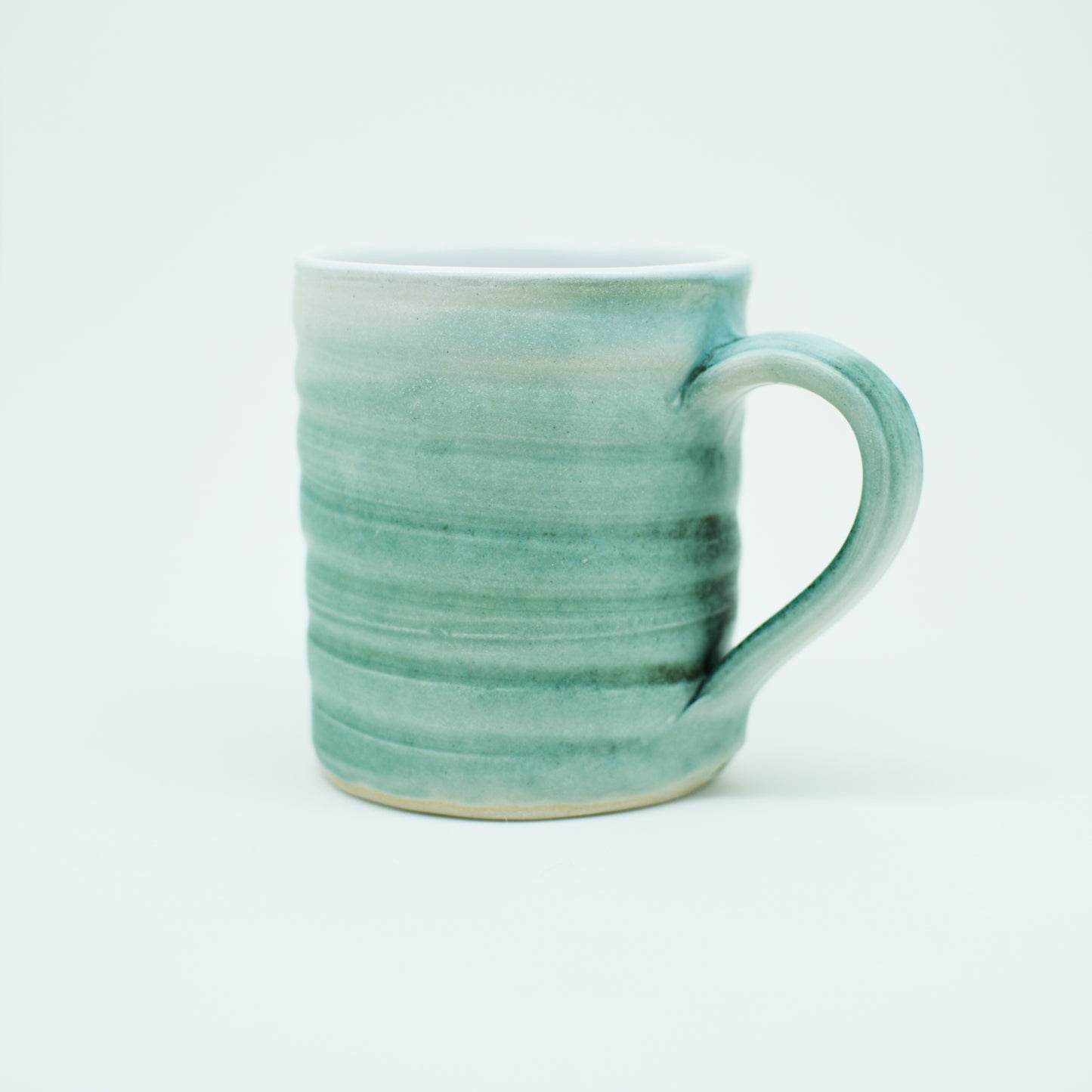 Teal Handmade Stoneware Mug #7