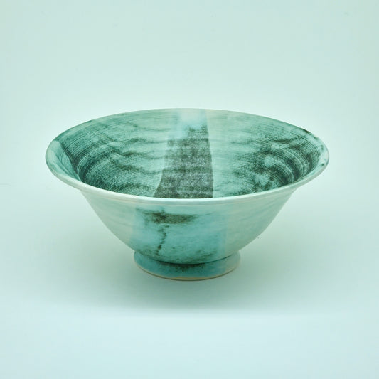 Teal Hand-Thrown  Stoneware Bowl #40